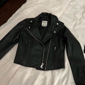 Vegan leather Abercrombie Leather Jacket